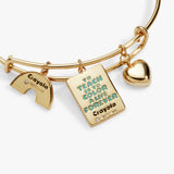 Crayola 'To Teach Is To Color A Life Forever' Multi Charm Bangle - Aaria Tees Aaria Tees