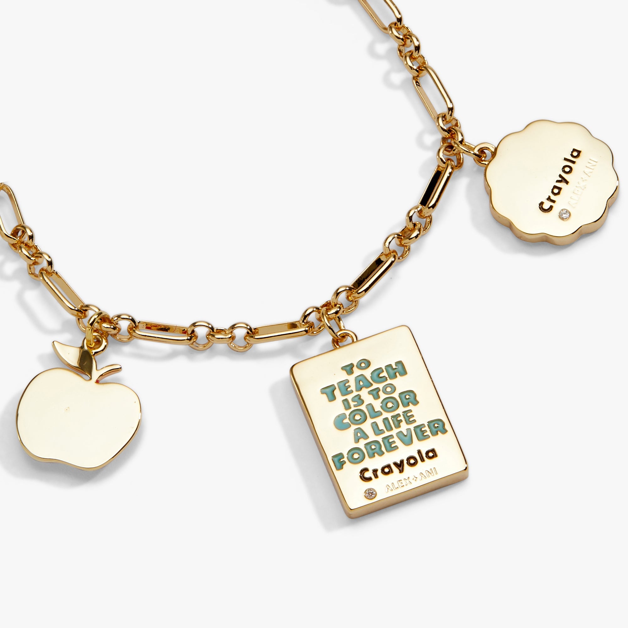Crayola 'Teaching Is A Work Of Heart' Toggle Bracelet - Aaria Tees Aaria Tees