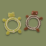 Daisy and Jasper Squeaky Plush Rope Toys Aaria Tees