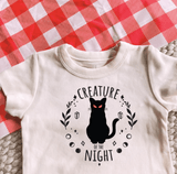 graphic bodysuit | creature of the night - Aaria Tees Aaria Tees