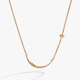 Crescent Moon Necklace - Aaria Tees Aaria Tees