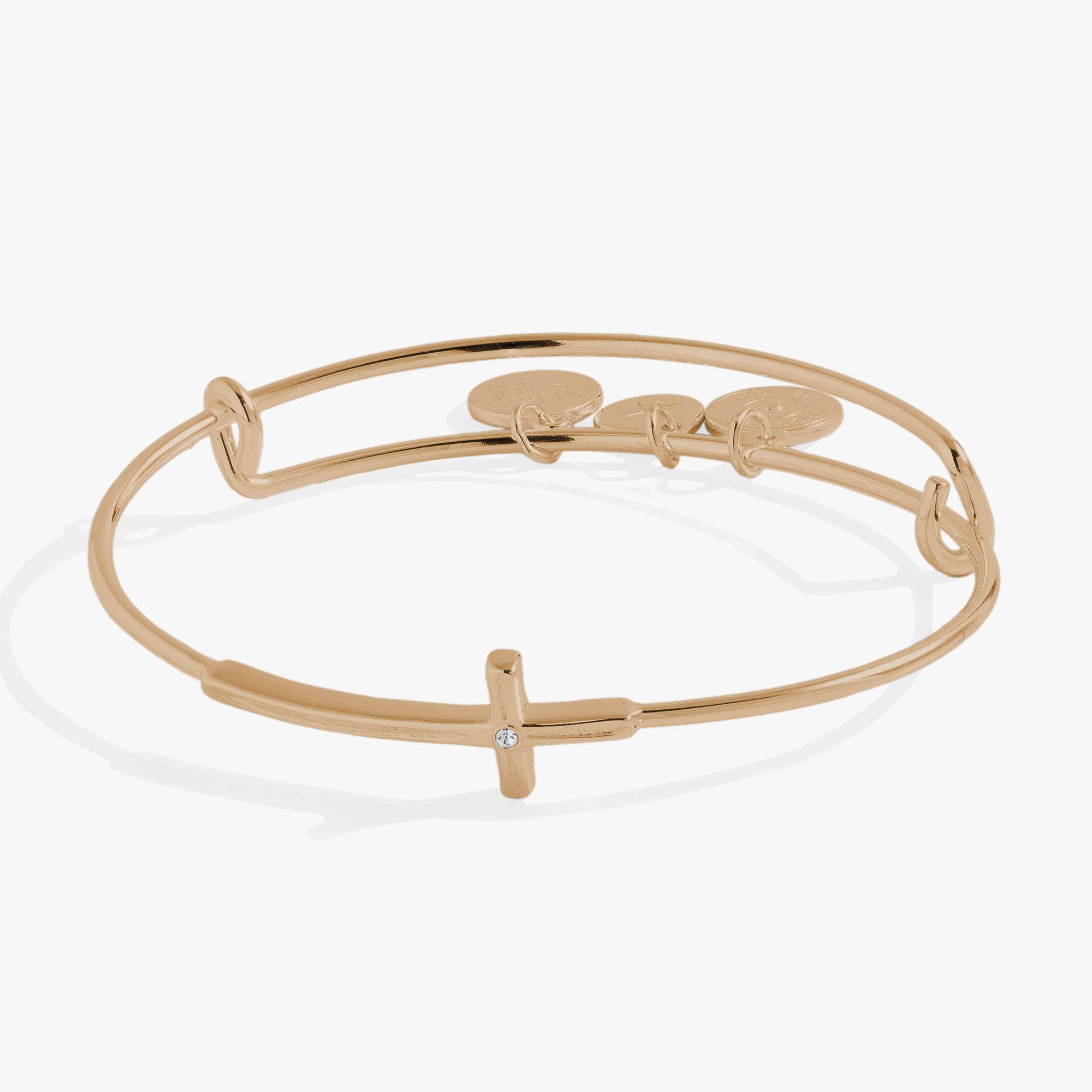 Cross Inline Bangle - Aaria Tees Aaria Tees
