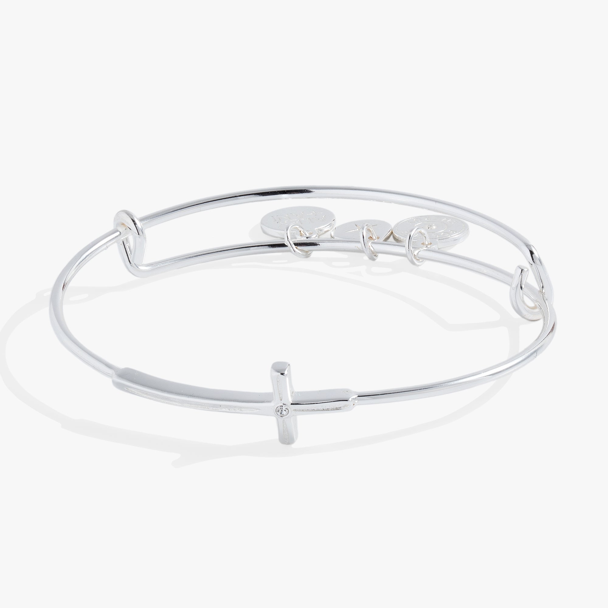 Cross Inline Bangle - Aaria Tees Aaria Tees