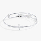 Cross Inline Bangle - Aaria Tees Aaria Tees