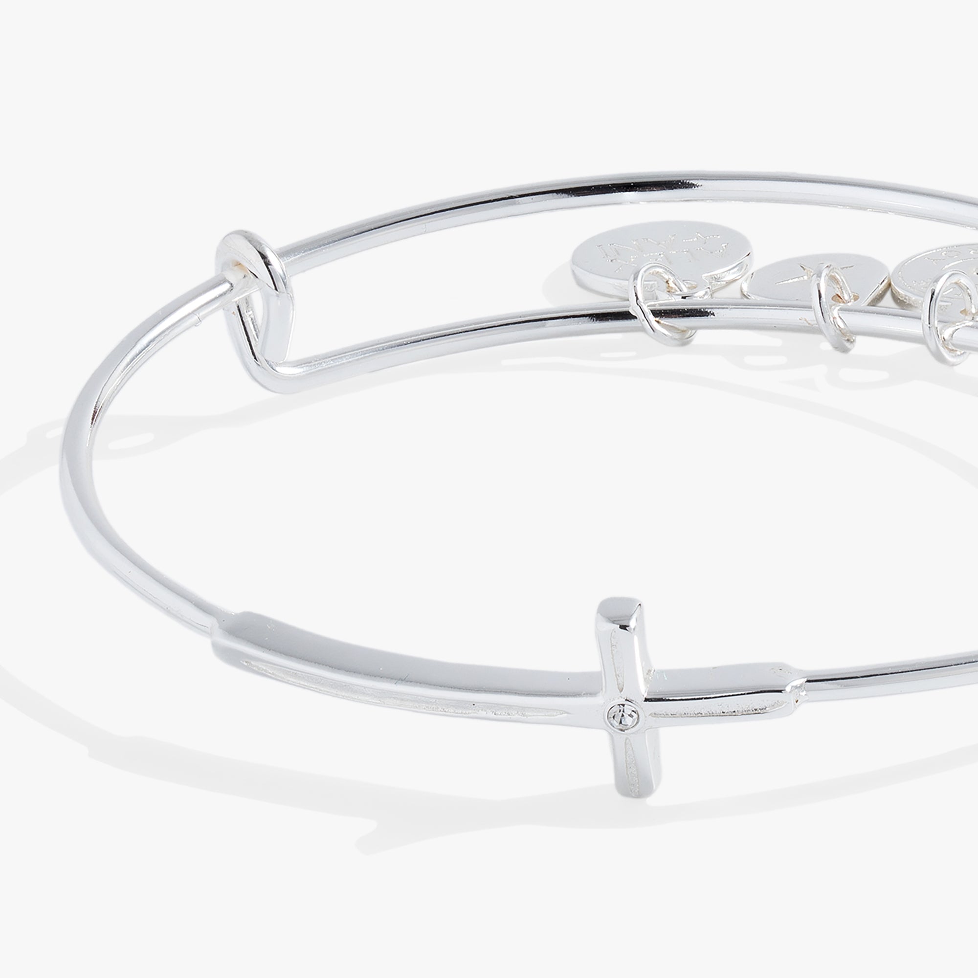 Cross Inline Bangle - Aaria Tees Aaria Tees