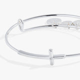 Cross Inline Bangle - Aaria Tees Aaria Tees