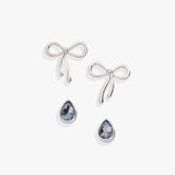 Bow & Teardrop Stud Earring Set - Aaria Tees Aaria Tees