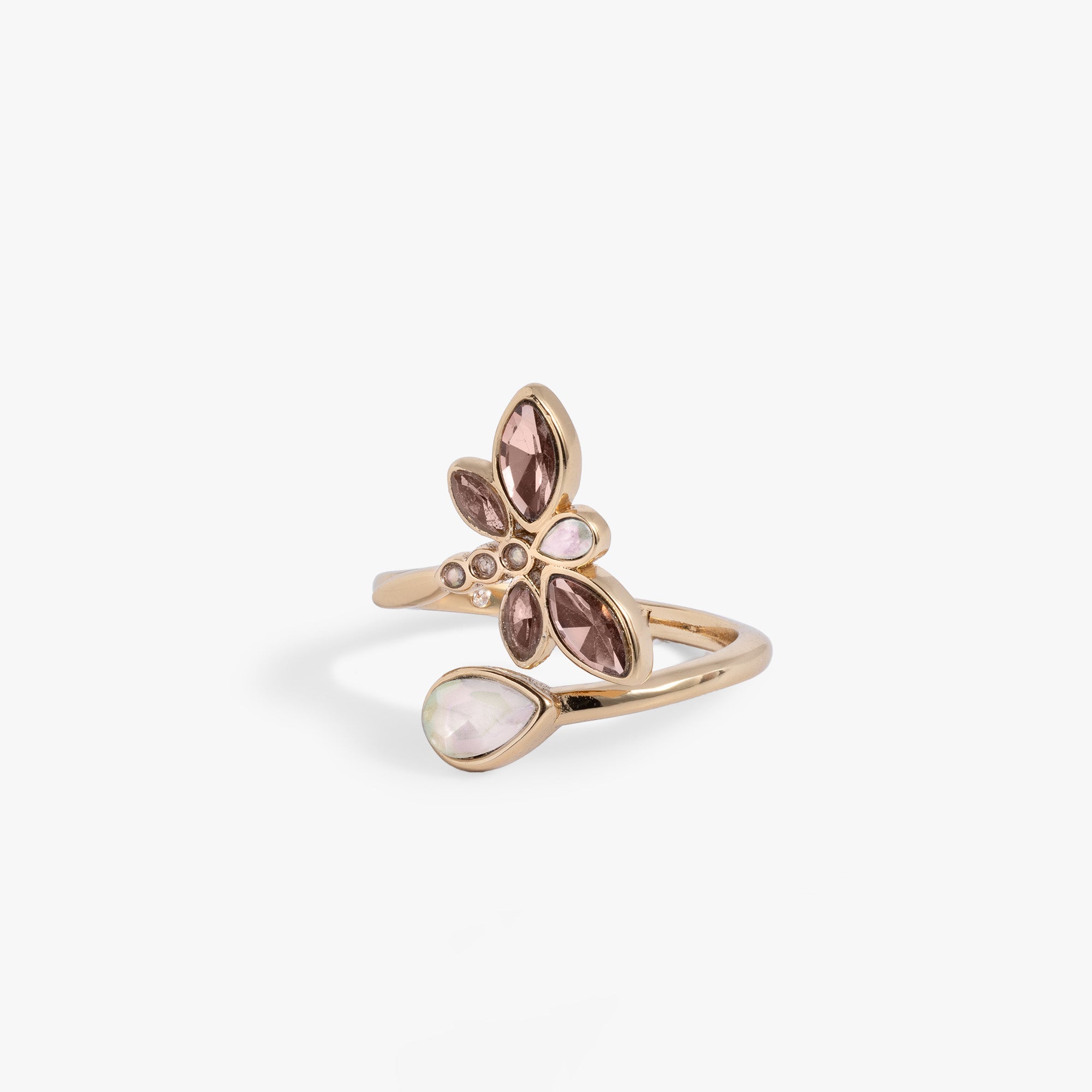 Crystal Dragonfly Ring - Aaria Tees Aaria Tees