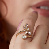 Crystal Dragonfly Ring - Aaria Tees Aaria Tees