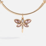 Crystal Dragonfly Bangle - Aaria Tees Aaria Tees