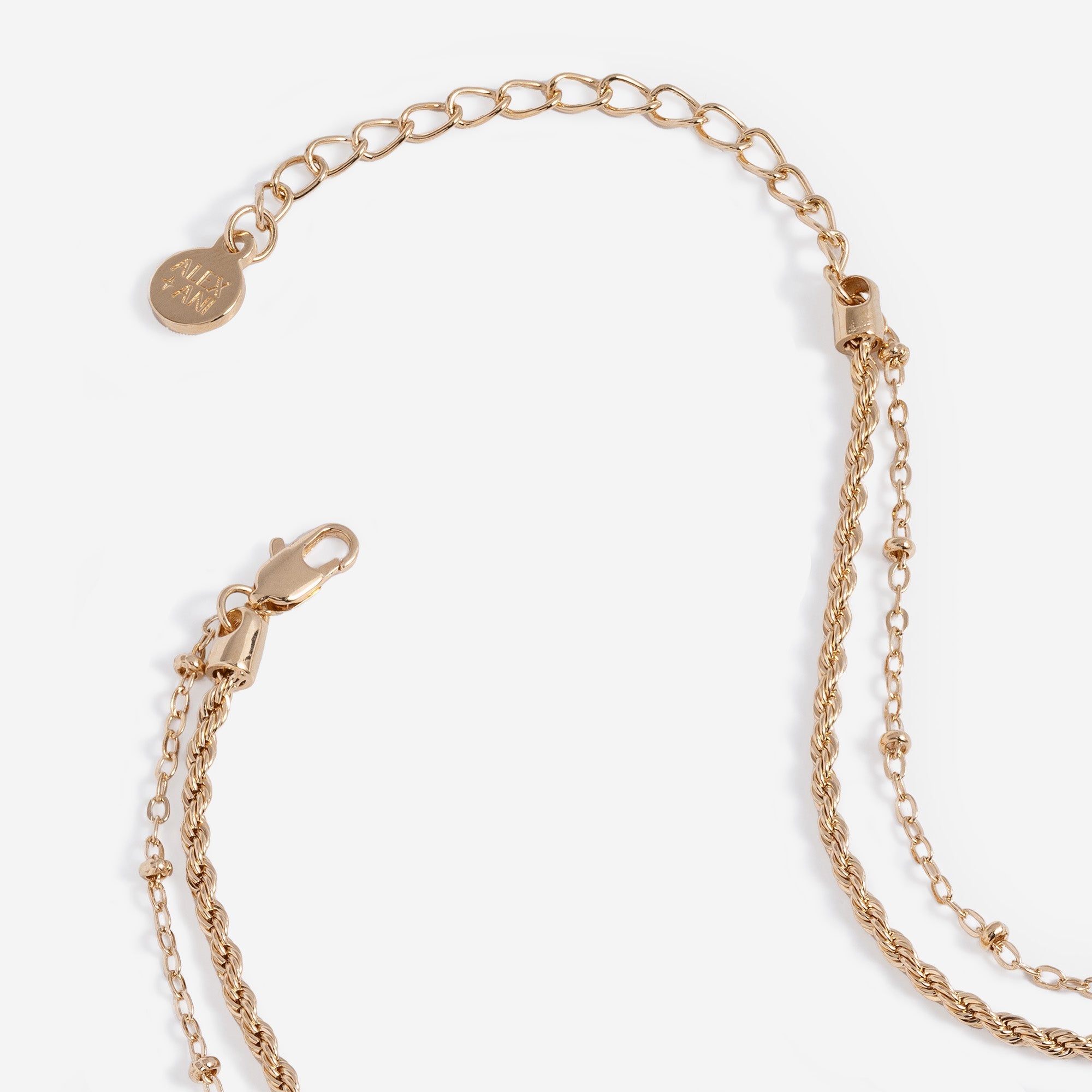 Crystal Dragonfly Double Layer Necklace - Aaria Tees Aaria Tees