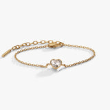 Crystal Heart Inline Bracelet - Aaria Tees Aaria Tees