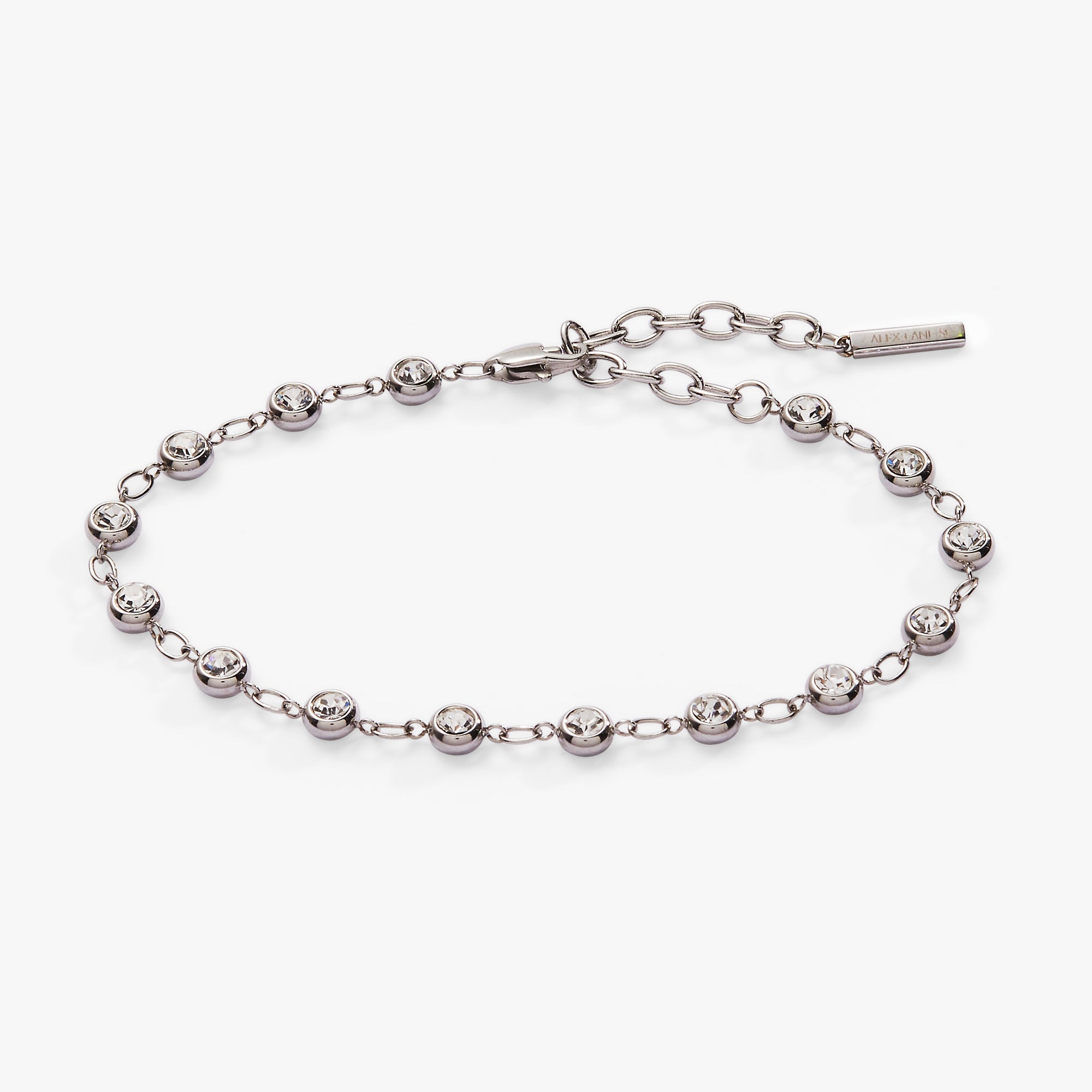 Crystal Pebble Chain Bracelet - Aaria Tees Aaria Tees
