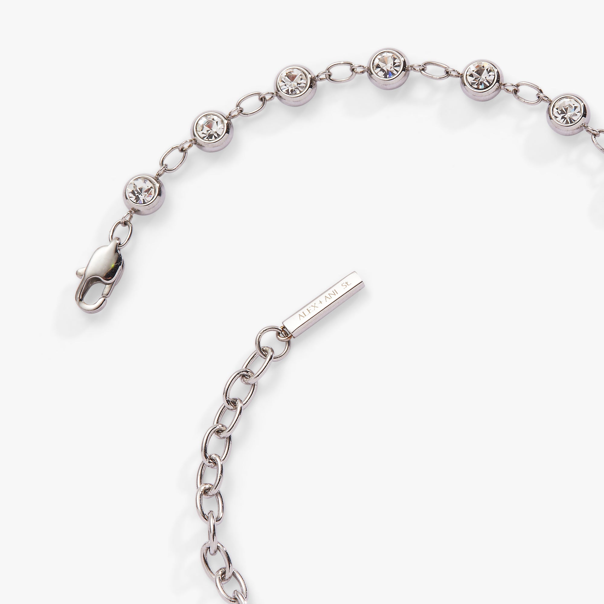 Crystal Pebble Chain Bracelet - Aaria Tees Aaria Tees
