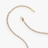 Crystal Tennis Chain Necklace - Aaria Tees Aaria Tees