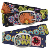 Cusco Flowers Embroidered Belt - Aaria Tees Aaria Tees