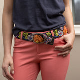 Cusco Flowers Embroidered Belt - Aaria Tees Aaria Tees