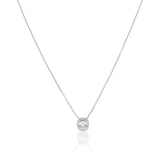 Cz Bezel Necklace Aaria Tees