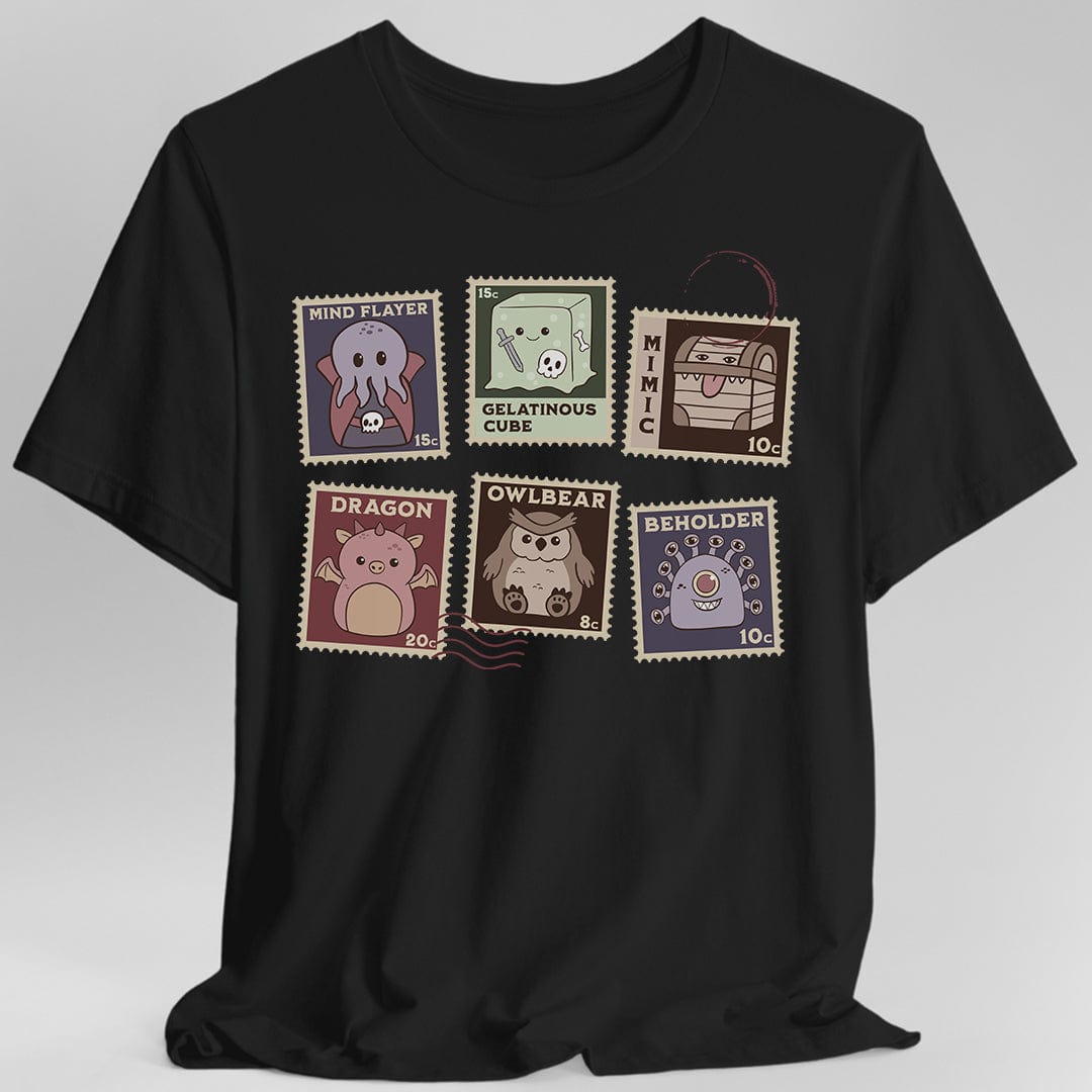 D&D Monster Stamp T-Shirt - Aaria Tees Aaria Tees