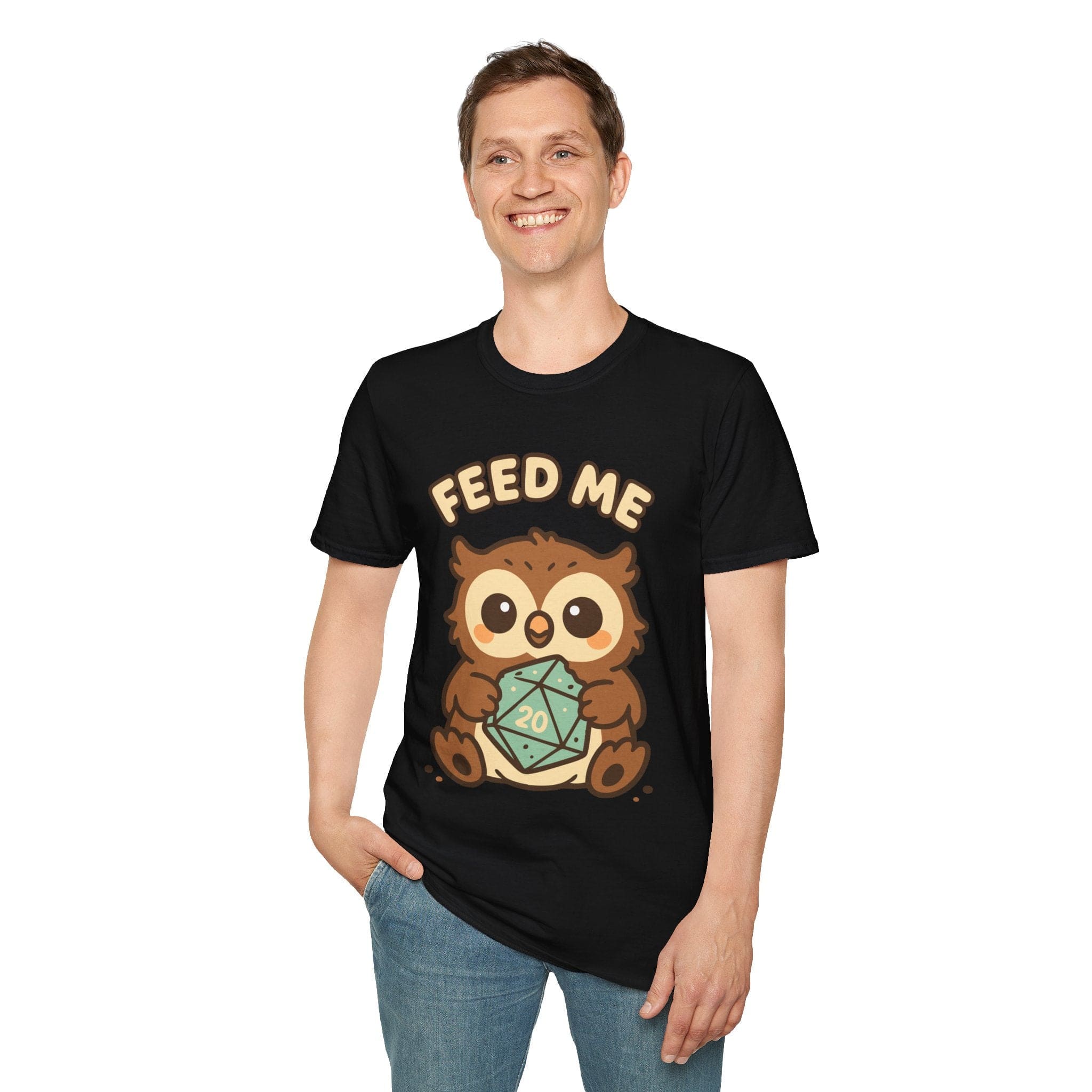 D&D Owlbear Shirt Feed Me - Aaria Tees Aaria Tees