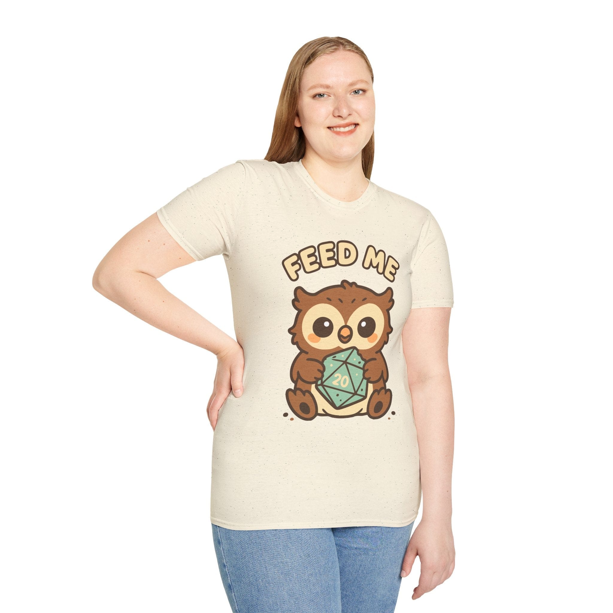 D&D Owlbear Shirt Feed Me - Aaria Tees Aaria Tees