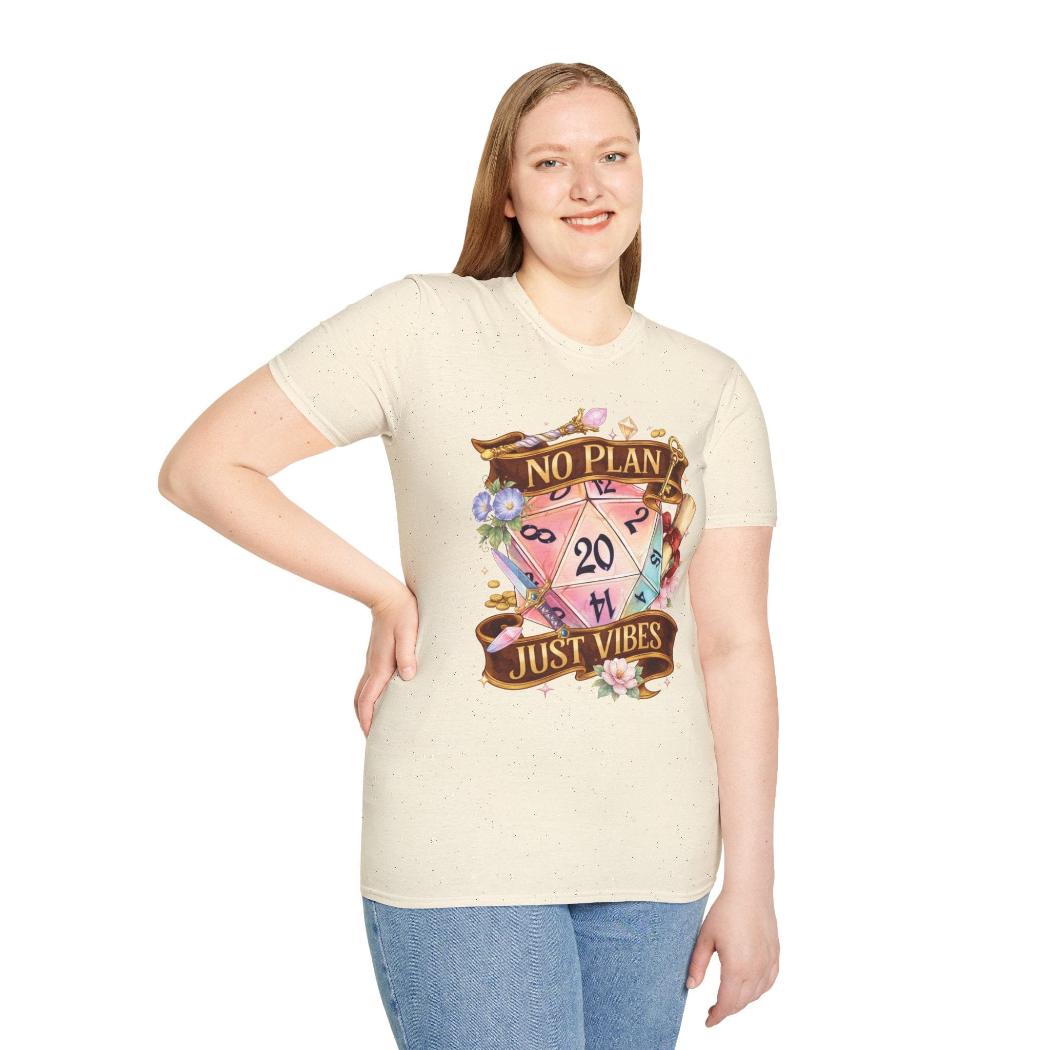 D&D Shirt No Plan Just Vibes - Aaria Tees Aaria Tees
