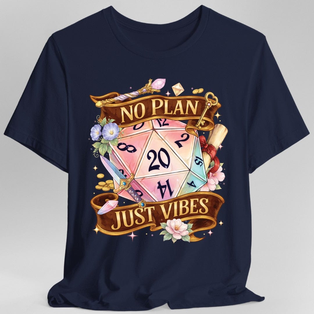 D&D Shirt No Plan Just Vibes - Aaria Tees Aaria Tees