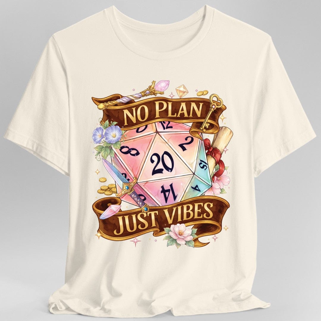 D&D Shirt No Plan Just Vibes - Aaria Tees Aaria Tees