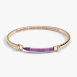 Crayola Royal Purple Crayon Tension Bangle - Aaria Tees Aaria Tees