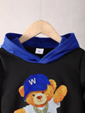 Children's Cartoon Graphic Hoodie and Pants Set Aaria Tees
