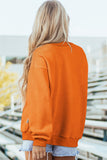 Carrot Pumpkin/Fall Letter Print Mock Neck Tunic Pullover Sweatshirt - Aaria Tees Aaria Tees