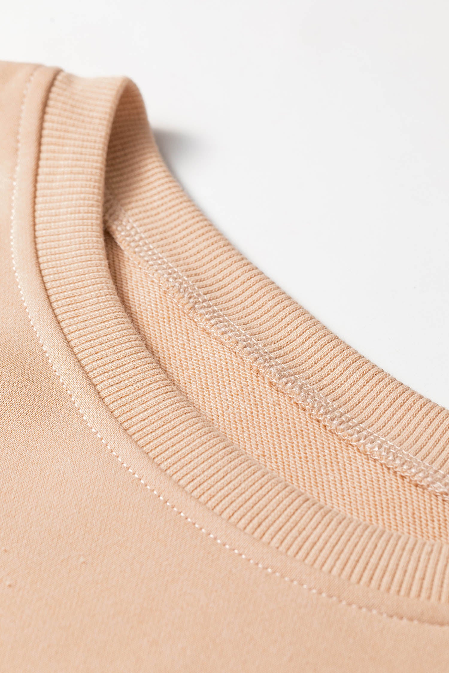 Parchment Horseshoe Embroidered Patch Graphic Drop Shoulder Sweatshirt - Aaria Tees Aaria Tees
