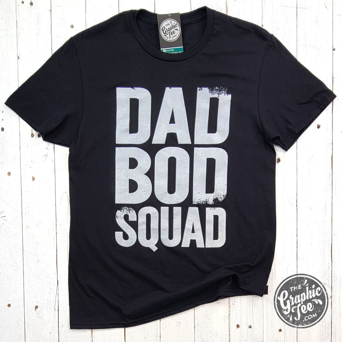 Dad Bod Squad Black Ink Short Sleeve Tee - Aaria Tees