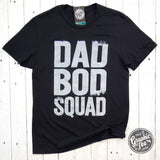 Dad Bod Squad Black Ink Short Sleeve Tee - Aaria Tees Aaria Tees