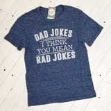 Dad Jokes - Adult Tee - Aaria Tees Aaria Tees