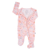 Dalmatian Poodle Puppy Ruffle Footie Aaria Tees
