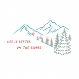 long sleeve graphic bodysuit | on the slopes - Aaria Tees Aaria Tees