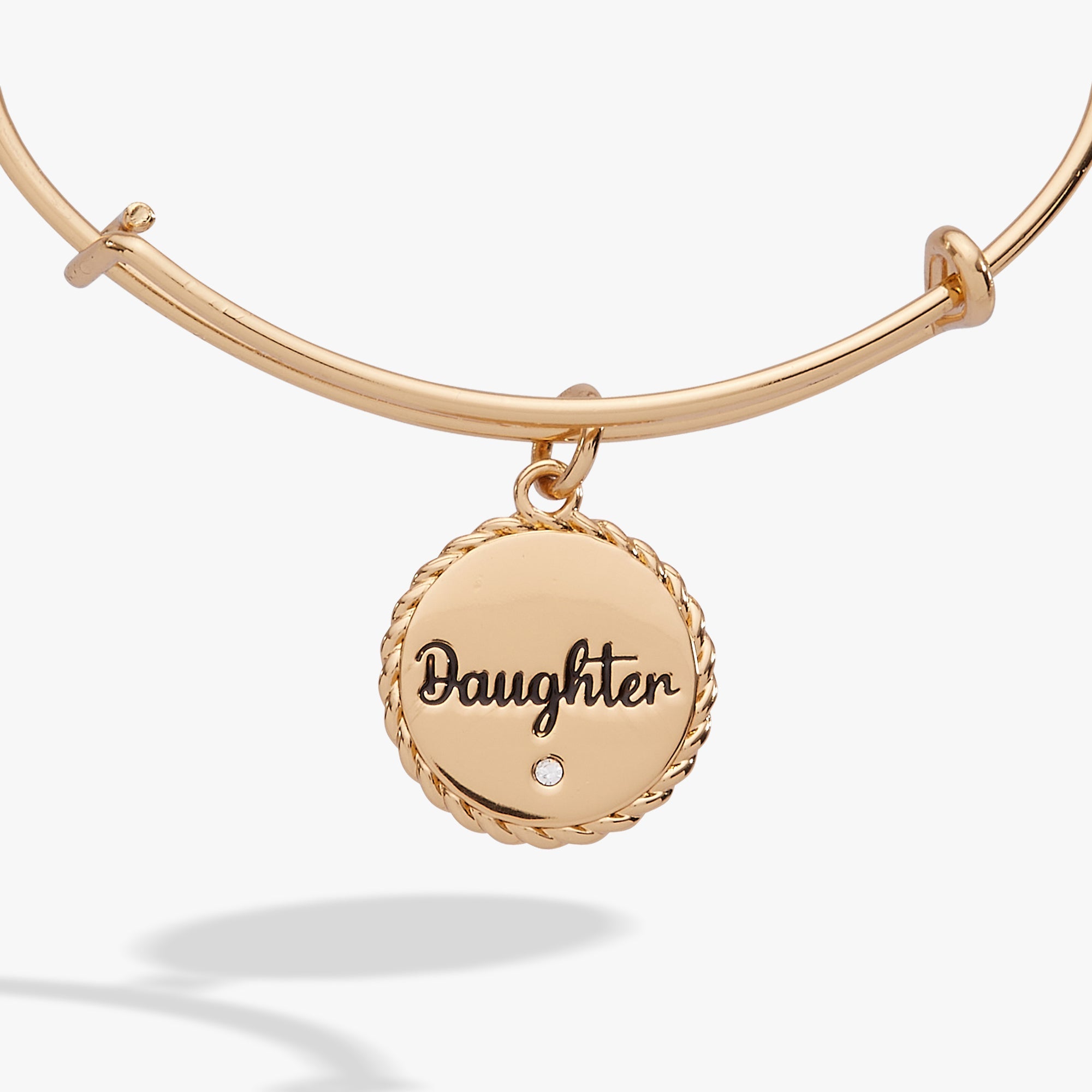 Daughter 'The Most Precious Gift Of My Life' Charm Bangle - Aaria Tees Aaria Tees