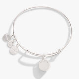 December Birthstone Charm Bangle, Blue Zircon - Aaria Tees Aaria Tees