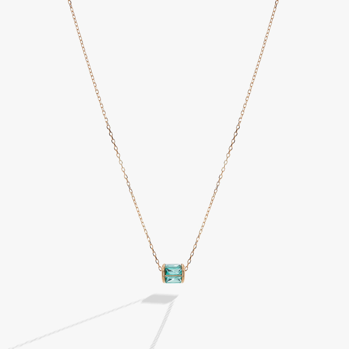 December Birthstone Precious Pendant Necklace - Aaria Tees