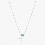 December Birthstone Precious Pendant Necklace - Aaria Tees Aaria Tees