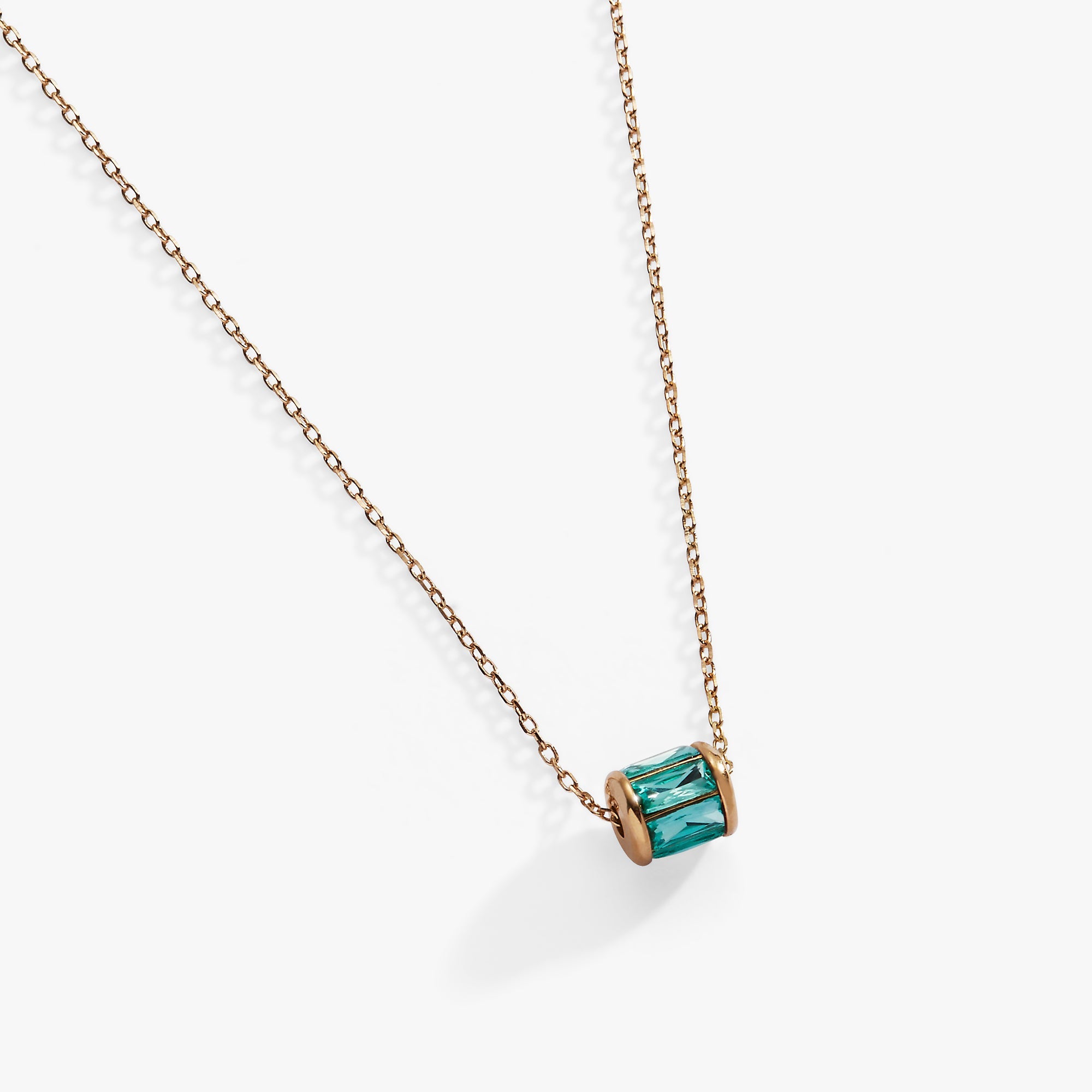 December Birthstone Precious Pendant Necklace - Aaria Tees Aaria Tees