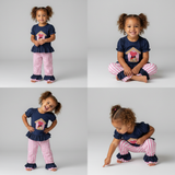 Doghouse ruffle pant set - Aaria Tees Aaria Tees