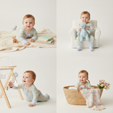 Bamboo blossom ruffle zippie - Aaria Tees Aaria Tees