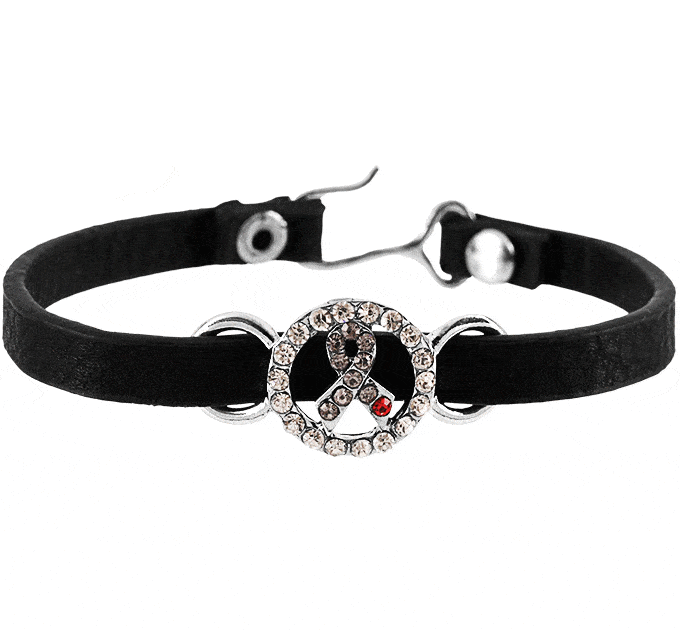 Diabetes Awareness Faux Leather Bracelet - Aaria Tees