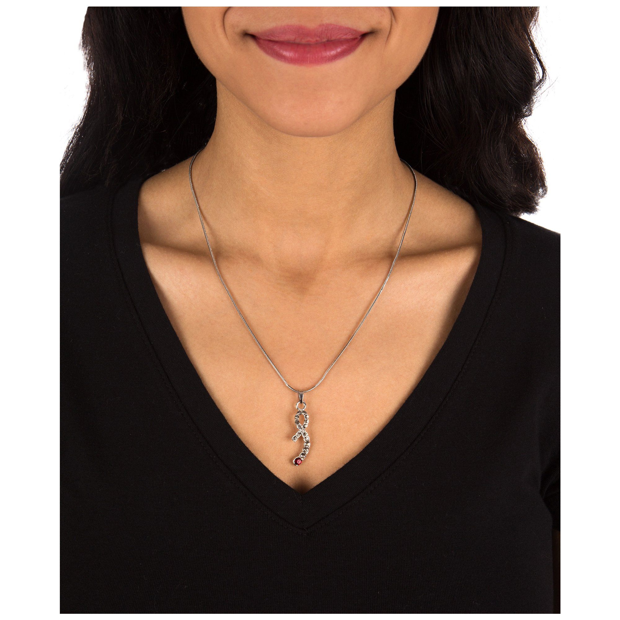 Diabetes Ribbon Journey Necklace - Aaria Tees Aaria Tees