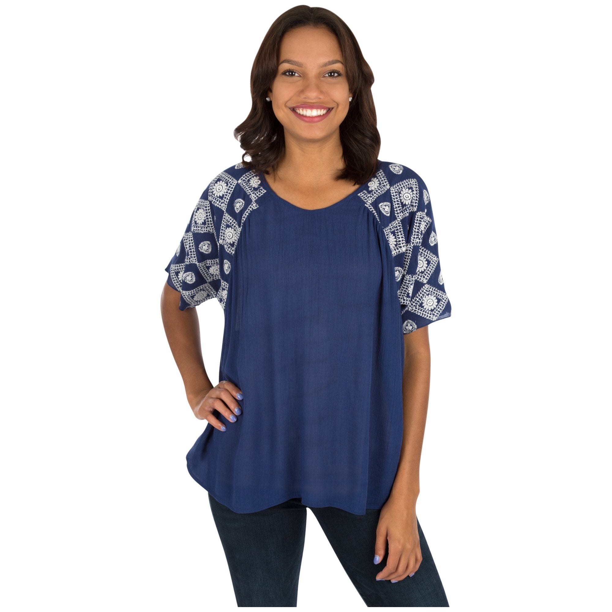 Diamonds on my Sleeve Top - Aaria Tees Aaria Tees