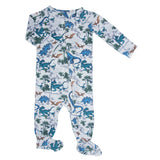 Dinosaur Adventures Zipper Footie Aaria Tees