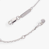 Star of David Delicate Pave Beaded Chain Bracelet - Aaria Tees Aaria Tees