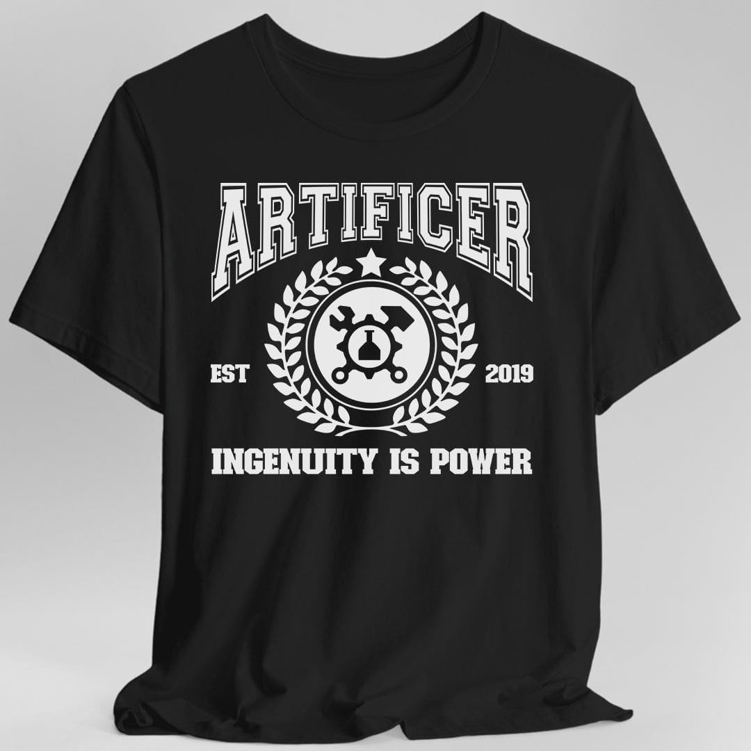 DnD Artificer Class University T-Shirt - Aaria Tees Aaria Tees